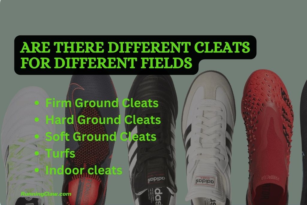 Are There Different Cleats For Different Fields