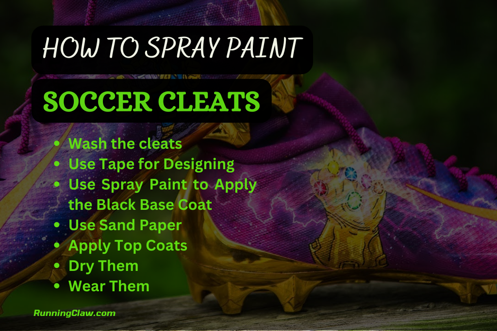 How to Spray Paint Soccer Cleats