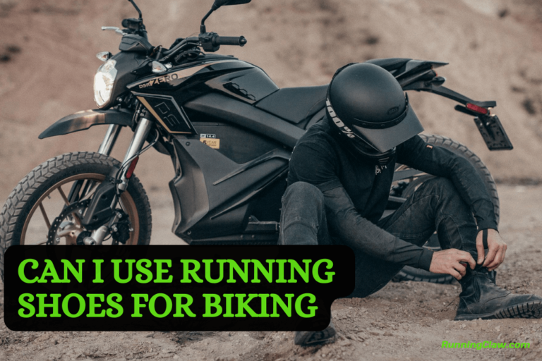 Can I use running shoes for biking?