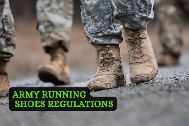 Army Running Shoes Regulations